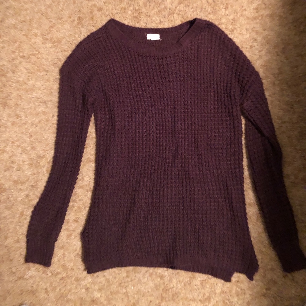 Purple/burgundy sweater